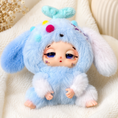 Load image into Gallery viewer, DoudouDi Cloud Puppy Blue Bunny Plush Pendant Collectible Doll With Original Character Card-G-A