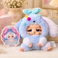 Load image into Gallery viewer, DoudouDi Cloud Puppy Blue Bunny Plush Pendant Collectible Doll With Original Character Card-G-A