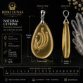 Load image into Gallery viewer, Natural Citrine Phoenix Pendant – 925 Sterling Silver - Bluma Wellness
