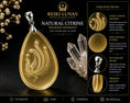 Load image into Gallery viewer, Natural Citrine Phoenix Pendant – 925 Sterling Silver - Bluma Wellness