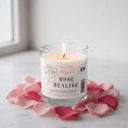 Load image into Gallery viewer, Rose Calming Aromatherapy Candle | 10oz Soy Wax - Bluma Wellness