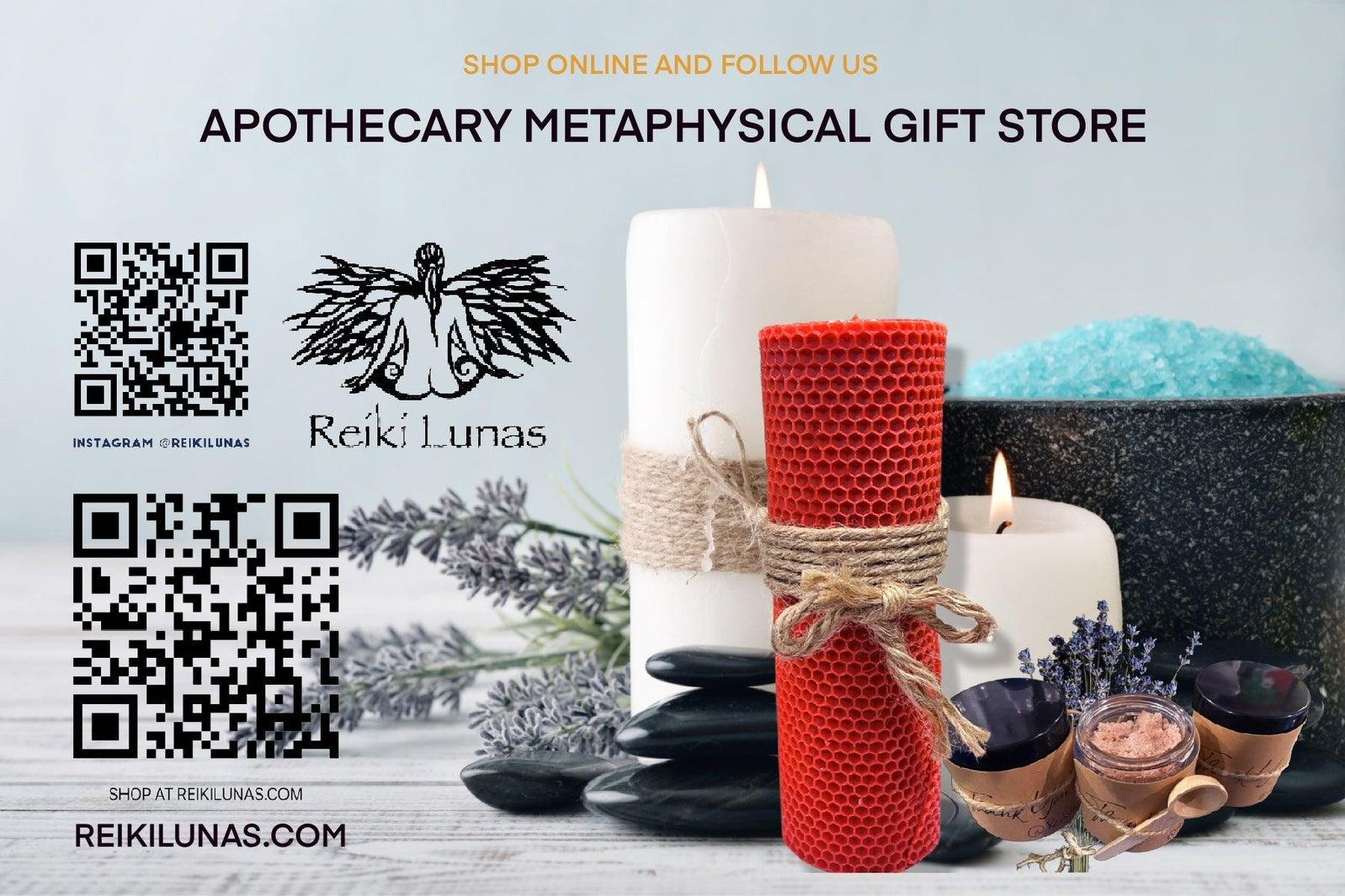 An Apothecary Metaphysical Gift Shop, also described as an Alternative Healing Shop - BLUMA Wellness