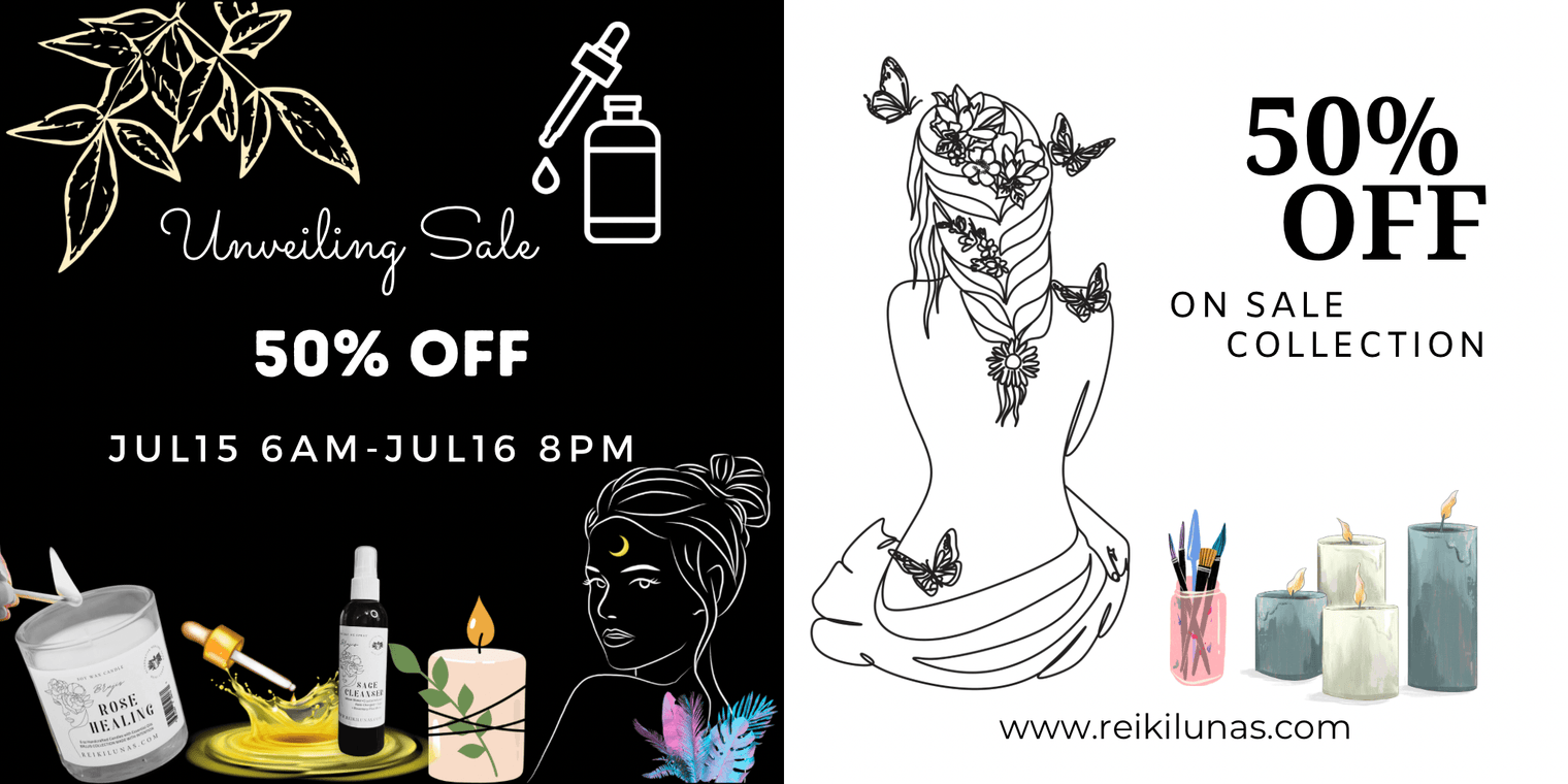 Exciting News: Reiki Lunas Unveils Its Website! Enjoy 50% OFF on Best Sellers during the Unveiling Event! - Bluma Wellness