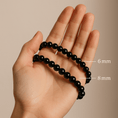 Load image into Gallery viewer, Black Tourmaline Energy Protection Bracelet - Crystal Healing Amulet - BLUMA Wellness
