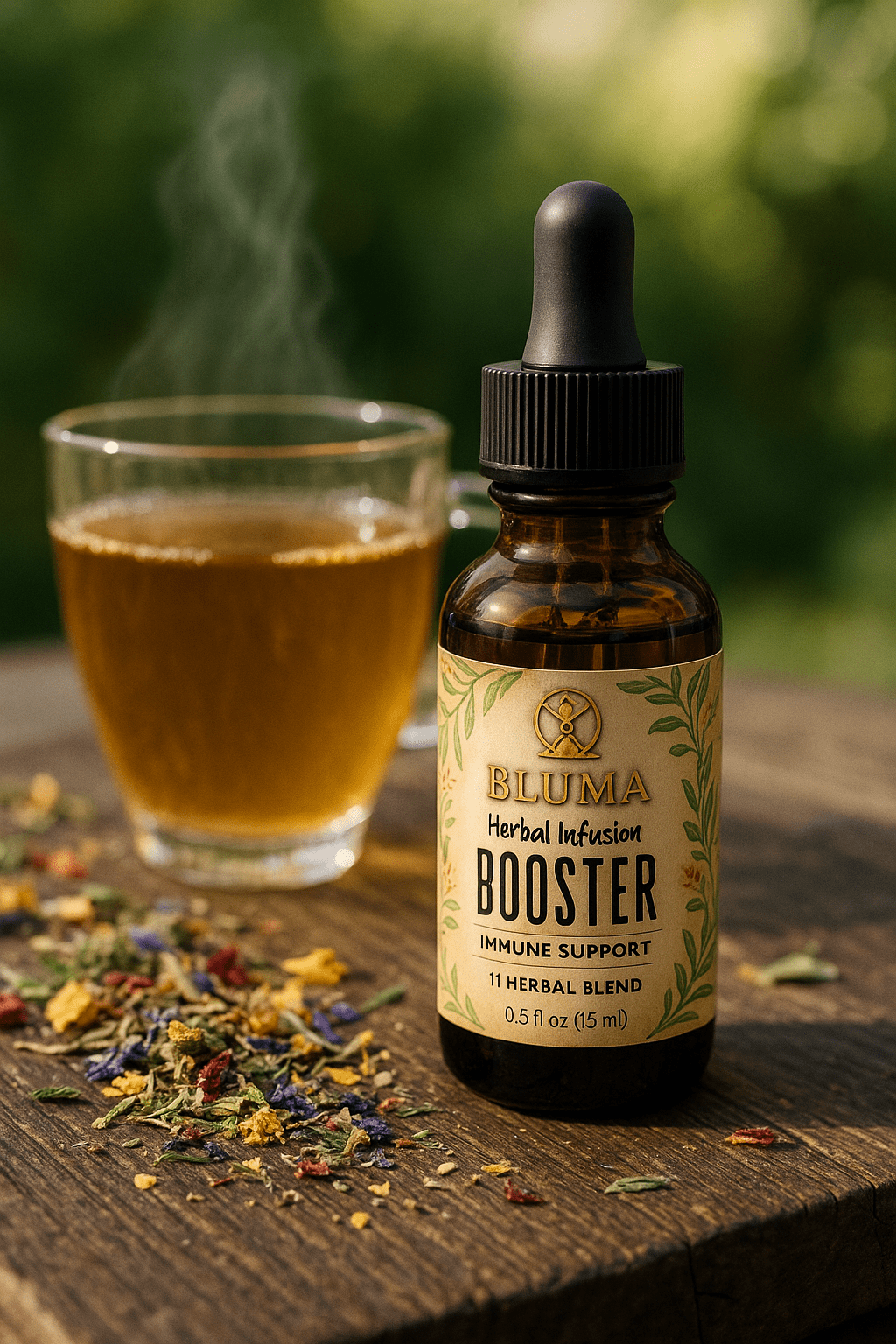 Herbal Infusion Booster Support for Tea - BLUMA