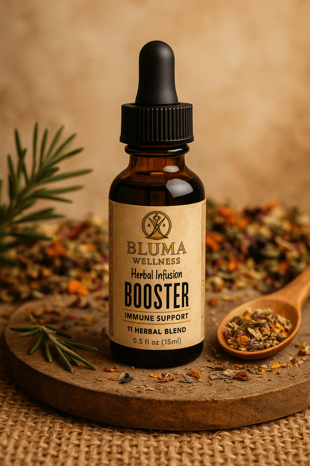 Herbal Infusion Booster Support for Tea - BLUMA