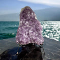 Load image into Gallery viewer, Natural Brazilian Amethyst Crystal Decor - Large Cluster - BLUMA Wellness
