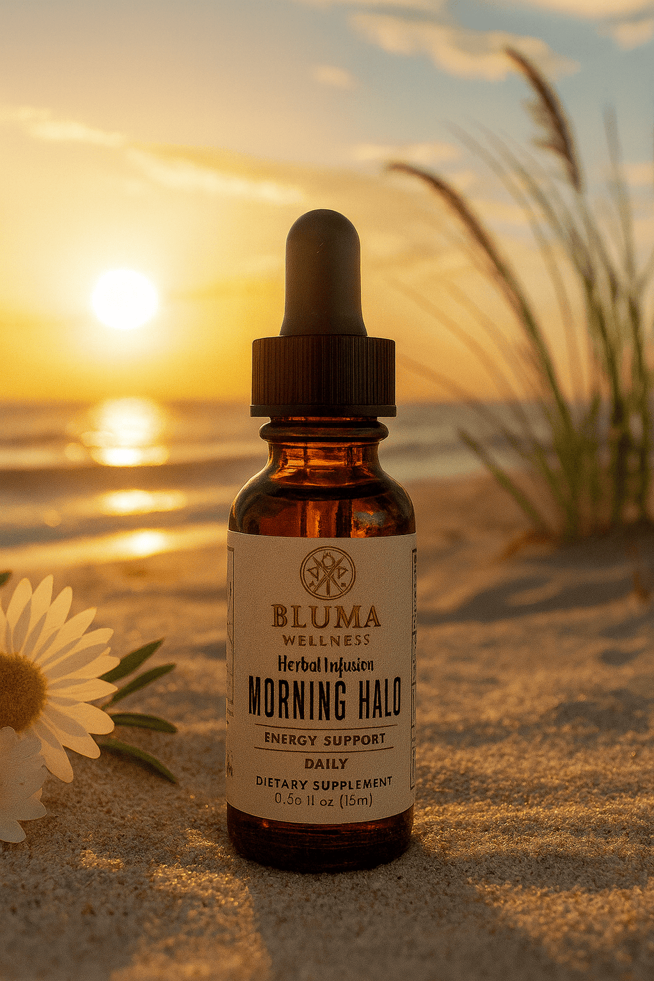 Morning Halo Energy Support - Daily Supplement - BLUMA