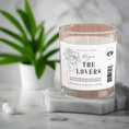 Load image into Gallery viewer, Reiki Lunas Lovers in Glass Candle - 10oz Intention Soy Wax - BLUMA
