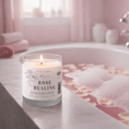 Load image into Gallery viewer, Rose Calming Aromatherapy Candle | 10oz Soy Wax - Bluma Wellness
