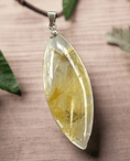 Load image into Gallery viewer, Rutile Pendant: S925 Silver Fashion Accessory - BLUMA
