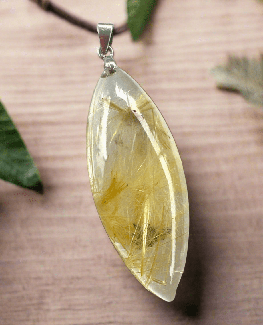 Rutile Pendant: S925 Silver Fashion Accessory - BLUMA