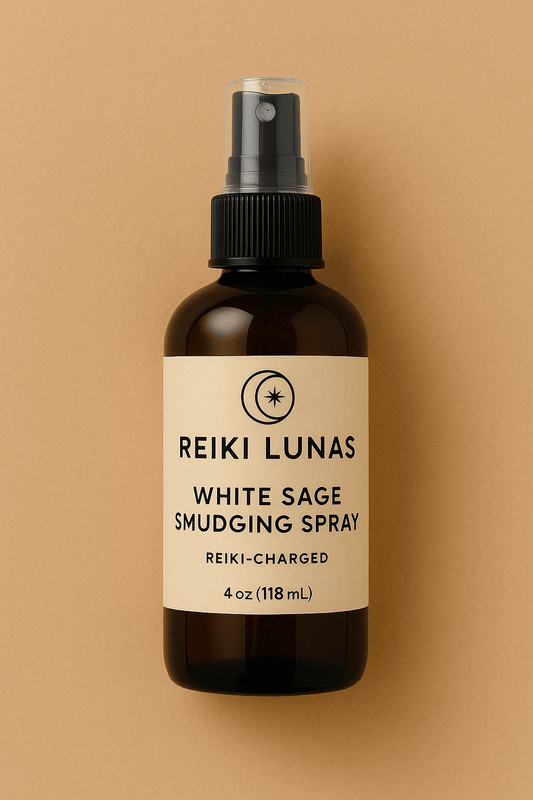 White Sage Smudging Spray Reiki Charged 4oz - Reiki Lunas Shop