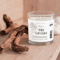 Load image into Gallery viewer, Reiki Lunas Lovers in Glass Candle - 10oz Intention Soy Wax - BLUMA Wellness
